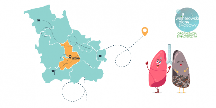 Mobilne płuca w Luzinie – już w pierwszej dobie przekroczenia poziomu PM 10
